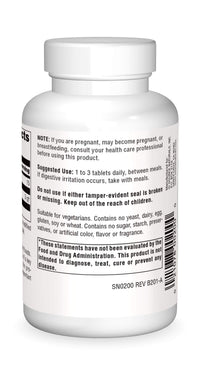 Thumbnail for Source Naturals L-Pyroglutamic Acid Dietary Supplement - 120 Tablets
