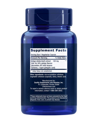 Thumbnail for Life Extension Ginkgo Biloba Certified Extract™, 120 mg, Helps Maintain Memory & cognition, Gluten-Free, Non-GMO, Vegetarian, 365 Capsules