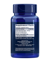 Thumbnail for Life Extension Ginkgo Biloba Certified Extract™, 120 mg, Helps Maintain Memory & cognition, Gluten-Free, Non-GMO, Vegetarian, 365 Capsules