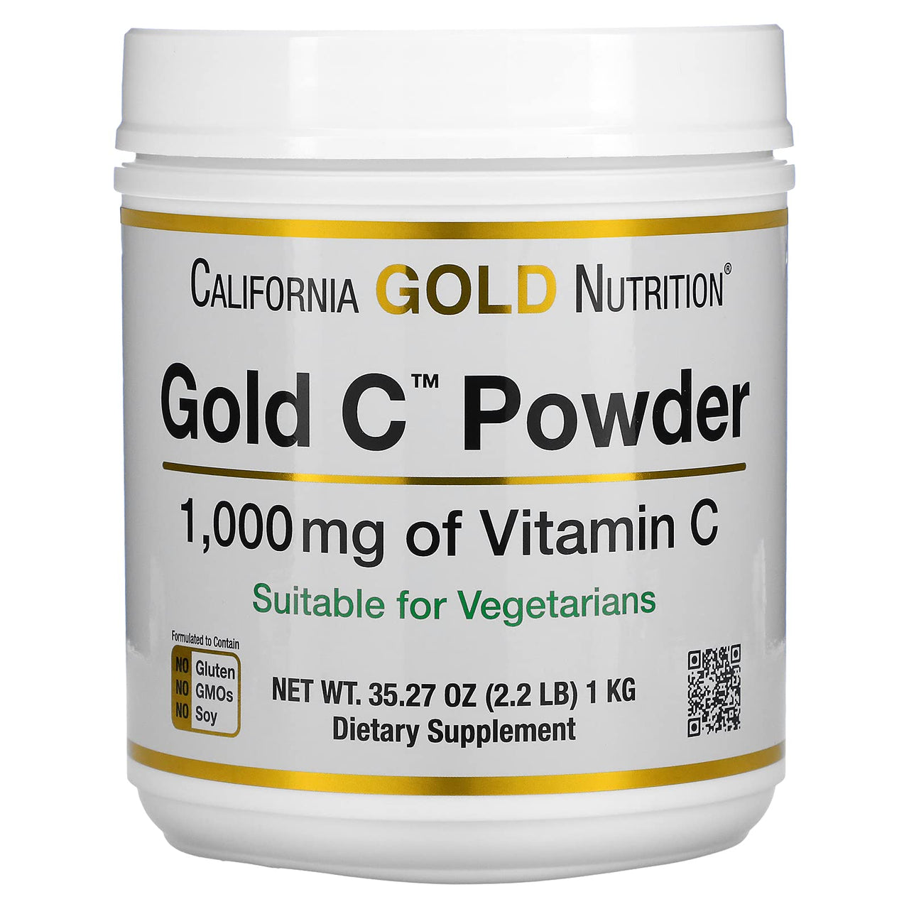 California Gold Nutrition, Gold C Powder, 2.2 lb (1 kg)