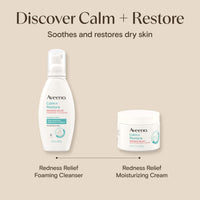 Thumbnail for Aveeno Calm + Restore Facial Moisturizer Face Cream for Redness Relief, Non-Comedogenic, Ceramide & Vitamin B5, Hydrating for Dry, Sensitive Skin, Hypoallergenic, Fragrance-Free, 1.7 oz