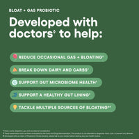 Thumbnail for Physician's CHOICE Bloat & Gas Probiotic 5-in-1 Proactive Support + Daily Relief - Digestion & Gut Health- Herbals, Digestive Enzymes, Post & Prebiotics - Gas Relief for Adults - Women & Men - 30ct