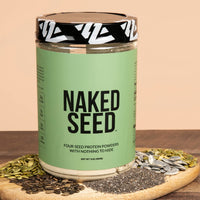 Thumbnail for Naked Seed - 4 Seed Protein Powder, Only 4 Ingredients - Chia, Watermelon, Sunflower and Pumpkin Seed - Gluten-Free, Soy Free, Vegan, No Gmos, No Artificial Sweeteners - 15 Servings