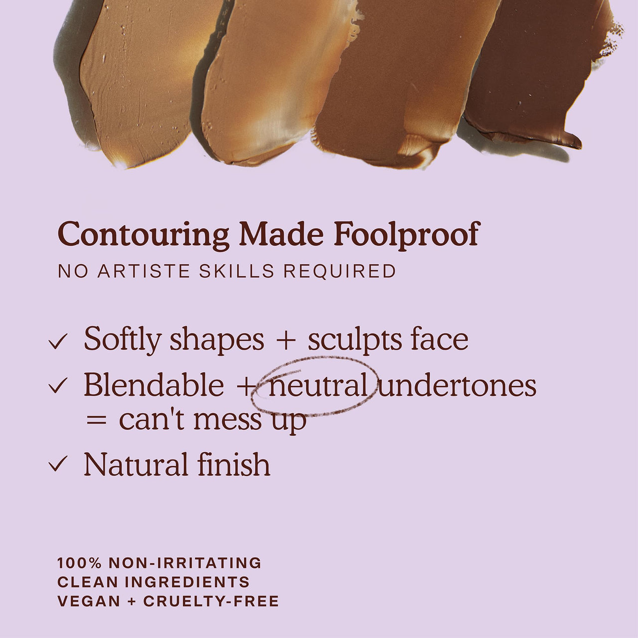 Tower 28 Sculptino Cream Contour - Foolproof Cream Bronzer Contour - Natural Face Sculpting Matte Bronzer Balm - Vegan, Everyday Face Makeup for Sensitive Skin - Deep Neutral (0.16 oz)