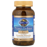 Thumbnail for Garden of Life Probiotics for Digestive Health and Gut Health Balance, Primal Defense Ultra Ultimate Formula, 15 Billion CFU and 13 Strains Plus HSOs, Vegetarian and Gluten Free, 180 Capsules