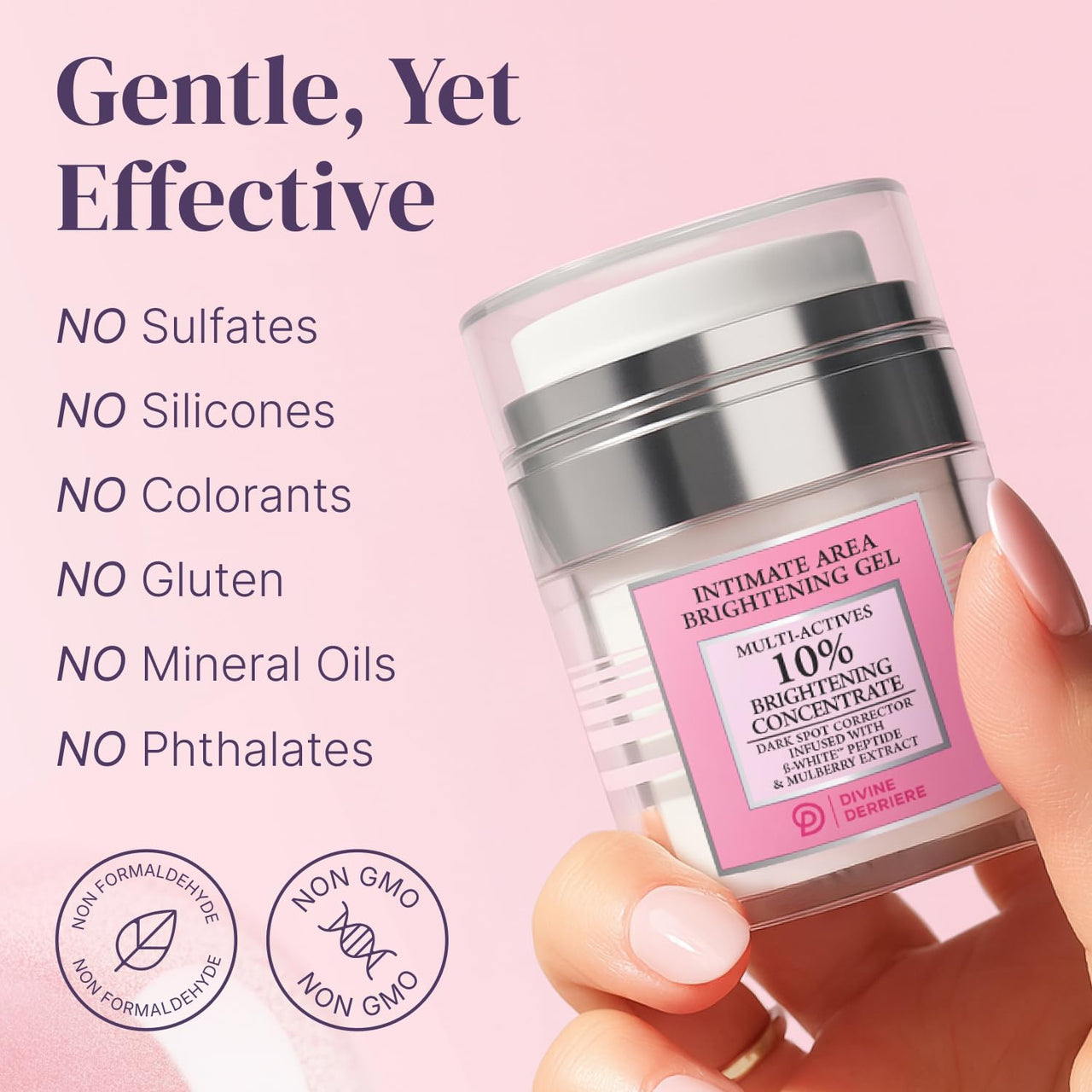 Divine Derriere Intimate Dark Spot Remover for Body, Face, Bikini and Sensitive Areas - Dark Spot Corrector Cream for Intimate Areas Contains Mulberry Extract, Alpha Arbutin, Peptide