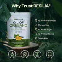 Thumbnail for Resilia Softgels with Black Seed Oil 6000mg – Organic Oregano Oil Capsules for Immune & Digestive Support – Non-GMO, Gluten-Free Softgels – Natural Herbal Wellness Supplement (60 Count)