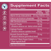 Thumbnail for The Vitamin Shoppe DIM 100MG with Bioperine Black Pepper (120 Capsules)