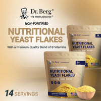 Thumbnail for Dr. Berg Premium Nutritional Yeast Flakes - Delicious Non-Fortified Nutritional Yeast with Naturally Occurring B Vitamins - 8oz