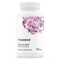 Thumbnail for THORNE - NiaCel 400 - NAD Supplement - Nicotinamide Riboside - Support Healthy Aging, Cellular Energy Production, & Sleep-Wake Cycle* - NSF Certified for Sport - Gluten Free - 60 Capsules- 60 Servings