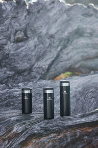 Thumbnail for Stanley AeroLight Transit Bottle 20 oz | Locking Drink Through Lid | Leak Resistant Water Bottle or Coffee Travel Mug | Lightweight Insulated Stainless Steel | BPA-Free | Black Glimmer