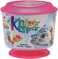 Thumbnail for Lee's Kritter Keeper, Medium Round w/Lid and Pedestal, Assorted