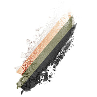 Thumbnail for IDUN Minerals Eyeshadow Palette with Mirror - Vitsippa - Swedish Eye Makeup - 4 Mineral Eyeshadow Shades of Green, Black, White, Pink - Each 0.03 oz