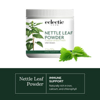 Thumbnail for Eclectic Herb - Nettle Leaf Powder Supplement | Supports Sinuses + Immune Response | Urtica Dioica Natural Herbal Supplement | Vegan, Whole Herb, Raw, Non-GMO (2.1 oz | 60 g)