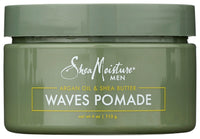Thumbnail for SheaMoisture Men Waves Pomade Argan Oil and Shea Butter - Hair Care Styling Product for Frizz Control and Waves - Men's styling hair wax 4 oz (1)