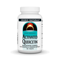 Thumbnail for Source Naturals Activated Quercetin - Plant-Derived Bioflavonoid Complex - Seasonal & Immune Defense - 100 Tablets