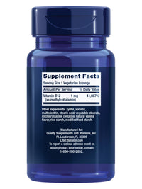 Thumbnail for Life Extension Vitamin B12 Methylcobalamin, Nerve Health Supplement, Cognitive Support, Energy Vitamin, methylcobalamin B12, 1 mg, Quick-Dissolving, Vegetarian, 60 lozenges