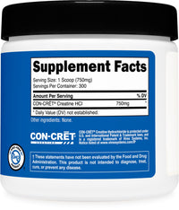 Thumbnail for Nutricost Creatine HCl Powder (8 OZ) - Made with CON-CRET Creatine, 300 Servings