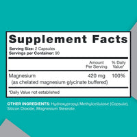 Thumbnail for Qunol Magnesium Capsules 420mg, 100% DV, High Absorption Magnesium Supplement, Extra Strength, Bone and Muscle Health Supplement, 180 Count