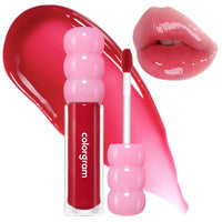 Thumbnail for COLORGRAM FRUITY GLASS GLOSS 06 MAGIC CHERRY | Non-Sticky Glossy Lip Tint with Glass-Like Shine | Long-Lasting Hydrating Lip Gloss for Smooth & Plump Lips
