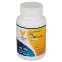Thumbnail for The Vitamin Shoppe Mega Strength Soy Isoflavones 200MG, Menopause Support, Supports Bone and Cardiovascular, Women's Health, Derived from Soybeans (90 Capsules)