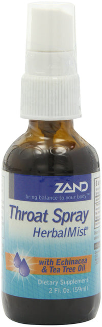 Thumbnail for ZAND Immunity HerbalMist Throat Spray | Soothing Formula with Echinacea, Tea Tree, Sage, Elderberry & Peppermint (2oz)