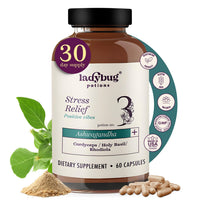 Thumbnail for Organic Mood Pills - 60 Capsules Organic Ashwagandha Supplements for Women and Men, Ashwagandha Root Capsules with Cordyceps, Holy Basil & Rhodiola, Reduce Stress, Boosts Mood and Cognitive Function