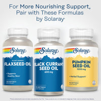 Thumbnail for SOLARAY Pumpkin Seed Oil 1000 mg - Source of Omega 6 and Omega 9 Essential Fatty Acids and Plant Sterols - Pressed from Pumpkin Seeds - Lab Verified, 60-Day Guarantee, 90 Servings, 90 Softgels