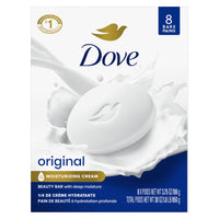 Thumbnail for Dove Beauty Bar Soap Original 8 Count for Soft, Smooth Skin, with 1/4 Moisturizing Cream 3.75 oz