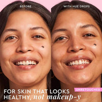 Thumbnail for Glow Recipe Hue Drops Bronzing Drops, Tinted Face Serum, Glow Primer + Liquid Highlighter, Niacinamide + Hyaluronic Acid, Radiant Warm Glow, Sunglow (40ml)