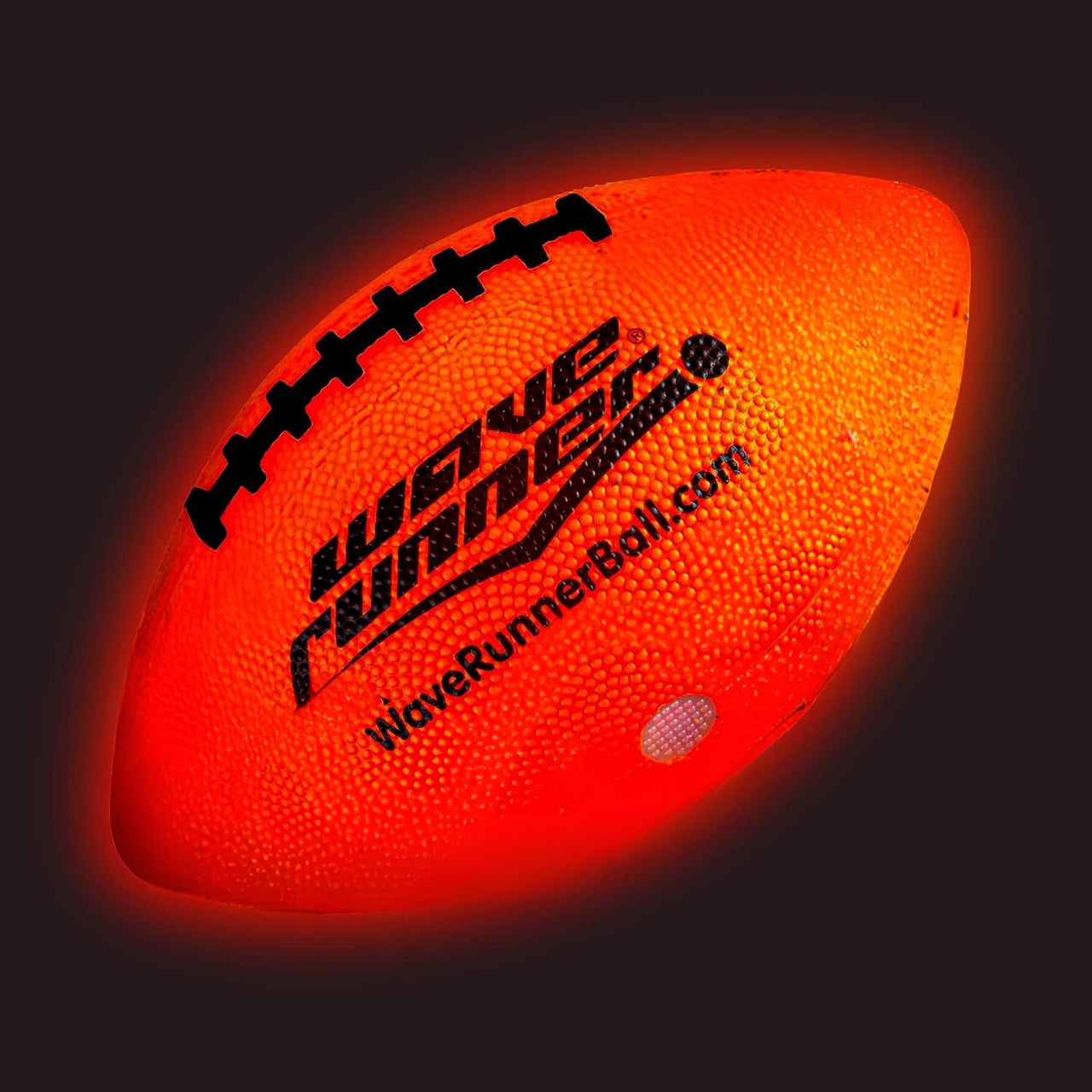 Wave Runner LED Light-Up Football - Glow in The Dark Football Games- Size 10.35 in. with Pump and Batteries Included | Perfect Game Gifts for Teen Boys Ages 7-15 Fans & Players