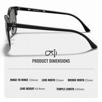 Thumbnail for Ray-Ban RB3016 Clubmaster Classic Marble Square Shape Sunglasses With Eyewear Kit Bundle - High Bridge Fit - Ideal Formal and Casual Wear Square Sunglasses