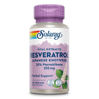 Thumbnail for SOLARAY Super Resveratrol w/Pterostilbene, Veg Cap (Btl-Plastic) 250mg | 30ct