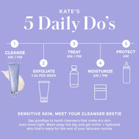 Thumbnail for Kate Somerville Goat Milk Moisturizing Cleanser, Gentle Daily Face Wash, Relieves Dry Skin & Tightness, 4 Fl Oz
