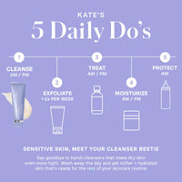 Thumbnail for Kate Somerville Goat Milk Moisturizing Cleanser - Gentle Daily Face Wash for Sensitive Skin, Relieves Dry Skin & Tightness, 4 Fl Oz