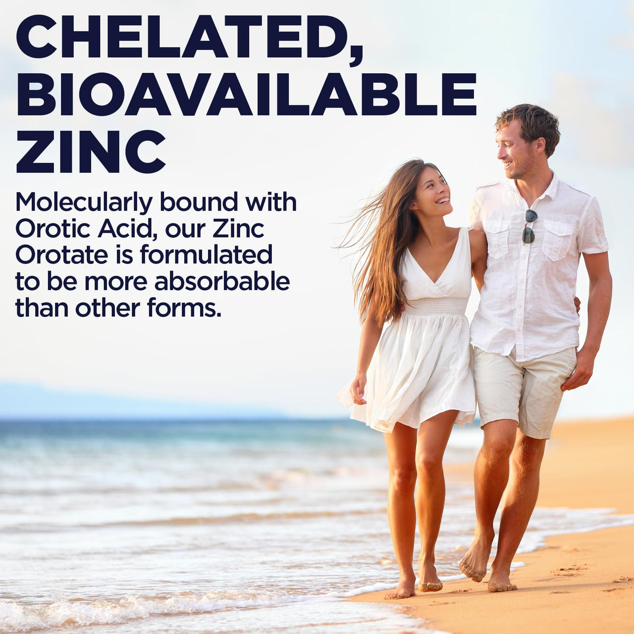 KAL Zinc Orotate 30mg, Sustained Release, Chelated Zinc Tablets, Immune Support Supplement, Protein Synthesis, Metabolism, Energy Support, Vegan, Gluten Free, 60-Day Guarantee, 90 Servings, 90 Tablets