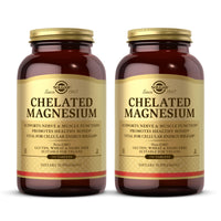 Thumbnail for Solgar Chelated Magnesium - 250 Tablets, Pack of 2 - Supports Nerve & Muscle Function - Non-GMO, Vegan, Gluten Free, Dairy Free, Kosher - Approx. 124 Servings