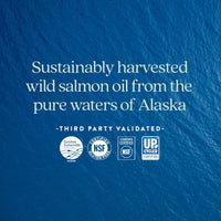 Thumbnail for New Chapter Wholemega Fish Oil Supplement - 2000mg per Serving, Clinically Proven Wild Alaskan Salmon Oil with Omega-3 + Vitamin D3 + Astaxanthin, 120 Softgels