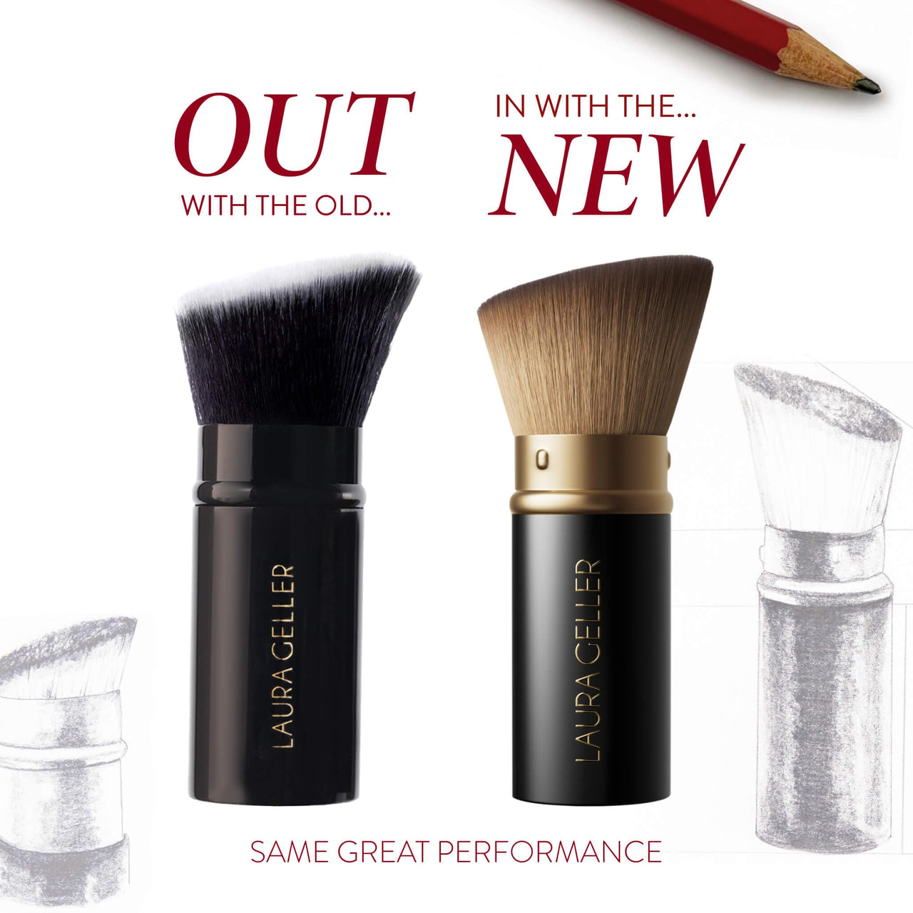 LAURA GELLER NEW YORK Baked Starter Kit: Baked Balance-n-Brighten Powder Foundation, Fair and Best of the Best Palette Blush Bronzer Highlighter Eyeshadow and Retractable Kabuki Brush