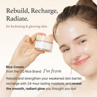 Thumbnail for I'm from Rice Cream 1.76 Ounce, Rice Bran Essence with Ceramide, Glowing Look, Improves Moisture Skin Barrier, Deep Nourishment, Smooths and Evens Skin Tone, K-Beauty