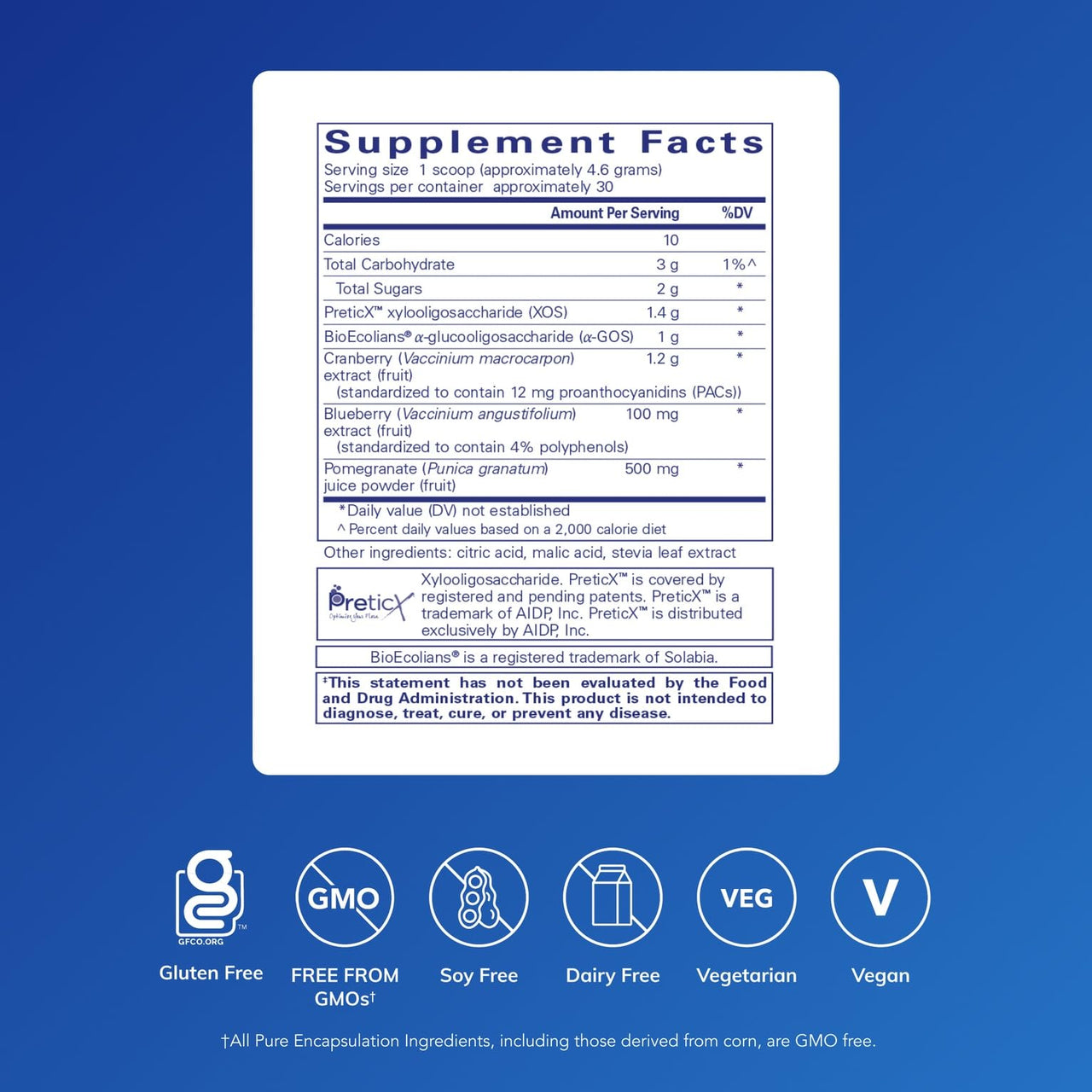 Pure Encapsulations Poly-Prebiotic Powder | Targets Akkermansia Muciniphila to Support GI Barrier Function* | 4.9 Ounces