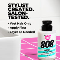 Thumbnail for The Doux 808 Base Curl Defining Gel for Natural Hair – Medium Hold Styling Gel with Honey, Aloe & Marshmallow Root – Anti-Frizz Curl Enhancer for Wash and Go, Twist-Outs, TWA & All Curl Types
