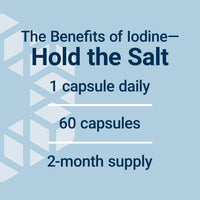 Thumbnail for Life Extension Sea-Iodine™, kelp and bladderwrack-derived iodine, supports healthy levels of this essential nutrient for thyroid health and beyond, non-GMO, gluten-free, vegetarian, 60 capsules