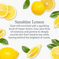 Thumbnail for Beekman 1802 Yellow Brick Road Sunshine Lemon Bodycare Gift Set - Set of 3 - Scented - Cleanses, Moisturizes & Hydrates - With Lactic Acid & Shea Butter - Good for Sensitive Skin - Cruelty Free