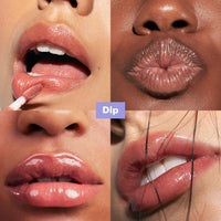 Thumbnail for Kosas Wet Lip Oil Gloss - Hydrating Lip Plumping Treatment with Hyaluronic Acid & Peptides, Non-Sticky Finish (Dip)