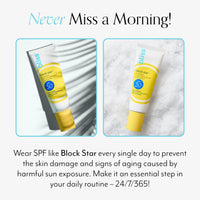 Thumbnail for Bliss Block Star SPF 30 Daily Tinted Sunscreen with Zinc Oxide, Sunscreen & Makeup Primer- All Skin Tones - 100% Mineral Broad Spectrum Sunscreen with Titanium Dioxide & Antioxidant Blend,- 1.4 fl oz.