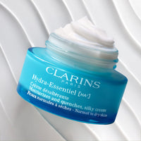 Thumbnail for Clarins Hydra-Essentiel Silky Cream|Intensely Hydrating Moisturizer|60 Seconds to Plumper Skin*|Nourishes, Comforts and Softens|Double Dose Hyaluronic Acid|Normal-Dry Skin|1.7 Ounces