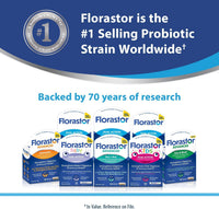 Thumbnail for Florastor Advanced Gas and Bloat Probiotic, Digestive Enzymes and Botanicals, Plus Probiotics for Digestive Health, 30 Capsules