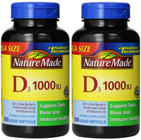 Thumbnail for Nature Made® Vitamin D3 1000 IU, 600 Softgels