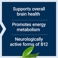 Thumbnail for Life Extension B12 Elite, adenosylcobalamin, methylcobalamin, Two Active Forms for Brain Health & Dopamine Production, Non-GMO, Gluten-Free, Vegetarian, 60 lozenges